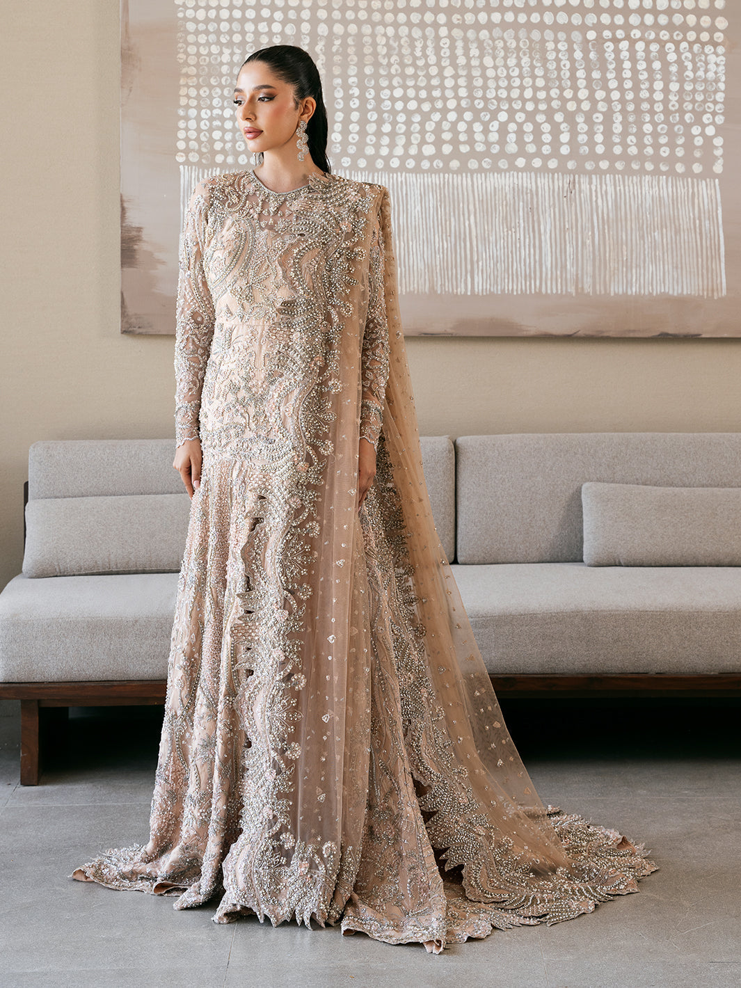 Epoque | Reverie Eternelle | Corail - by - Libasekhas UK - Registered Vendor of : Epoque - 100% Original Designer Dresss