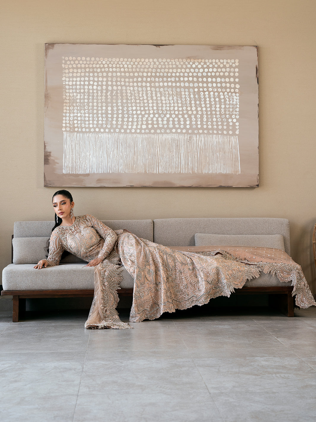 Epoque | Reverie Eternelle | Corail - by - Libasekhas UK - Registered Vendor of : Epoque - 100% Original Designer Dresss