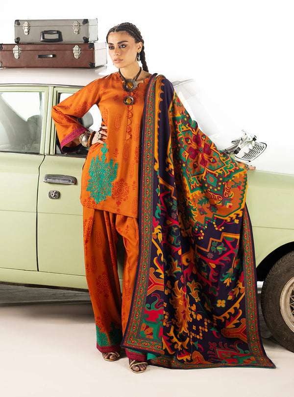 Zainab Chottani | Winter Shawl 25 | Suniva - D3 - by Libasekhas UK - Registered Vendor of : Zainab Chottani - 100% Original Designer Dress