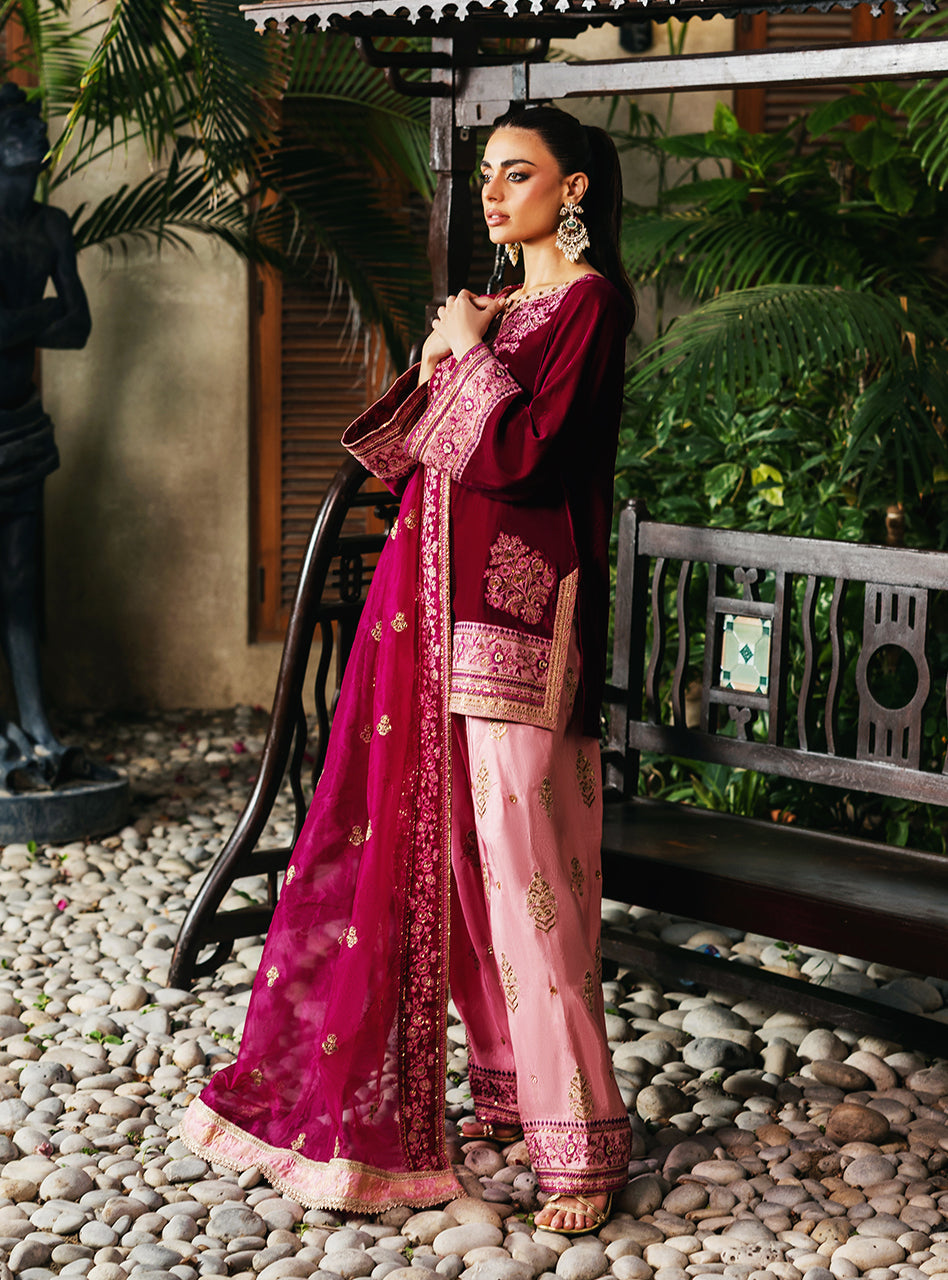 Zainab Chottani | Velvet 25 | Rubi - by Libasekhas UK - Registered Vendor of : Zainab Chottani - 100% Original Designer Dress