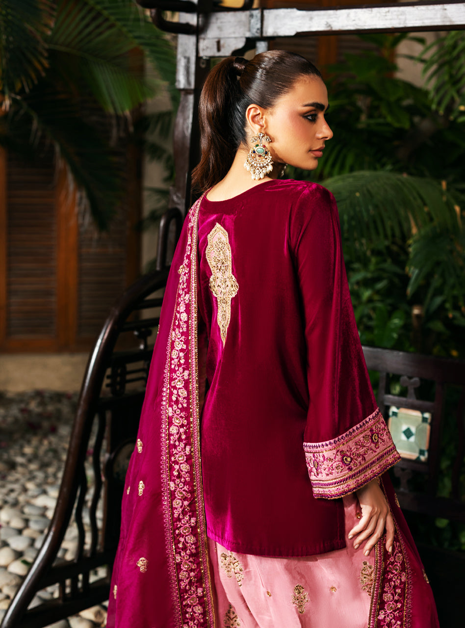 Zainab Chottani | Velvet 25 | Rubi - by Libasekhas UK - Registered Vendor of : Zainab Chottani - 100% Original Designer Dress