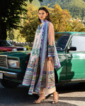 Mushq | Nirvana Printed Silk | Aurora Echo - by Libasekhas UK - Registered Vendor of : Mushq - 100% Original Designer Dress