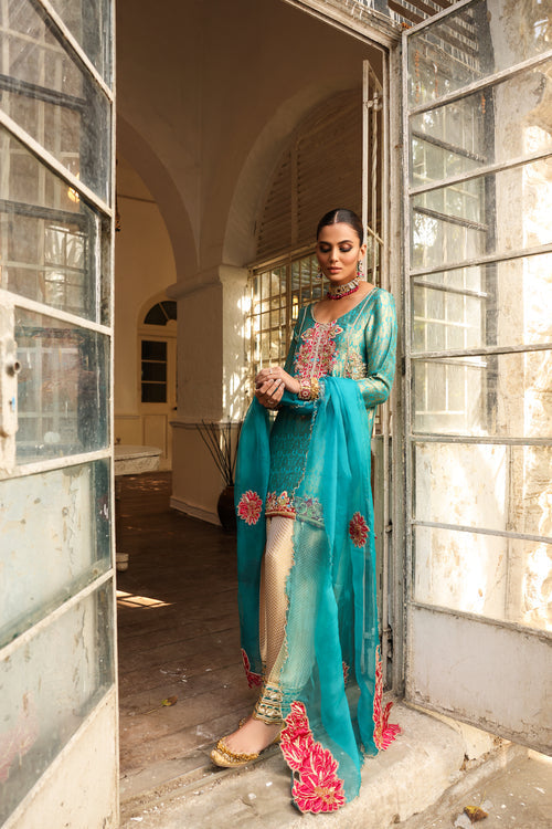Maya | Wedding Formal Meherbano | FEROZA - by - Libasekhas UK - Registered Vendor of : Maya - 100% Original Designer Dresss