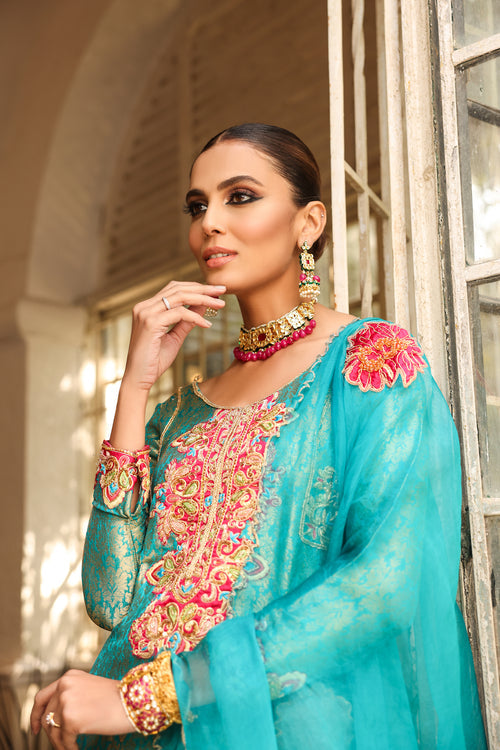 Maya | Wedding Formal Meherbano | FEROZA - by - Libasekhas UK - Registered Vendor of : Maya - 100% Original Designer Dresss