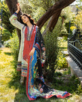 Mushq | Nirvana Printed Silk | Ethereal Gleam - by Libasekhas UK - Registered Vendor of : Mushq - 100% Original Designer Dress