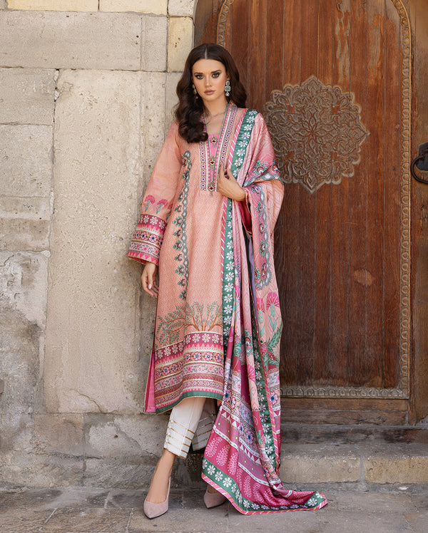 Mushq | Nirvana Printed Silk | Pulsar Petal - by Libasekhas UK - Registered Vendor of : Mushq - 100% Original Designer Dress