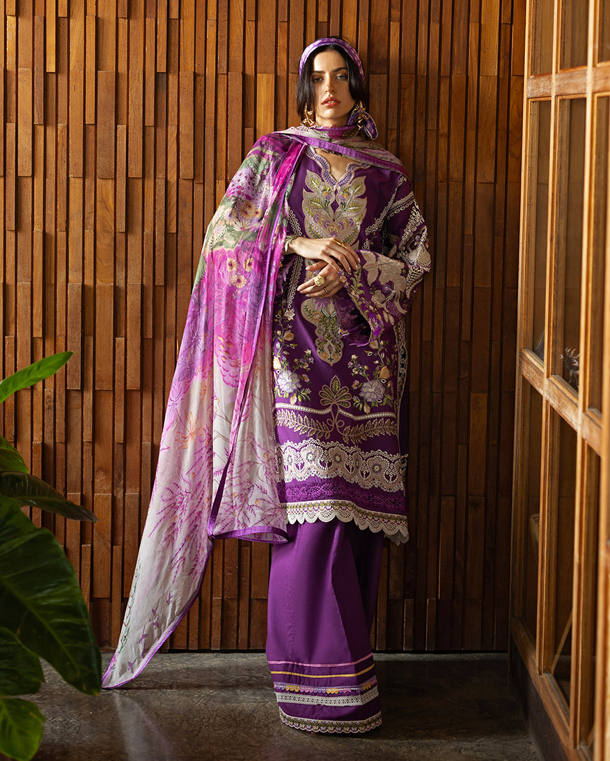 Esmel | Mon Tresor Luxe Lawn 26 | Aura - by Libasekhas UK - Registered Vendor of : Esmel - 100% Original Designer Dress