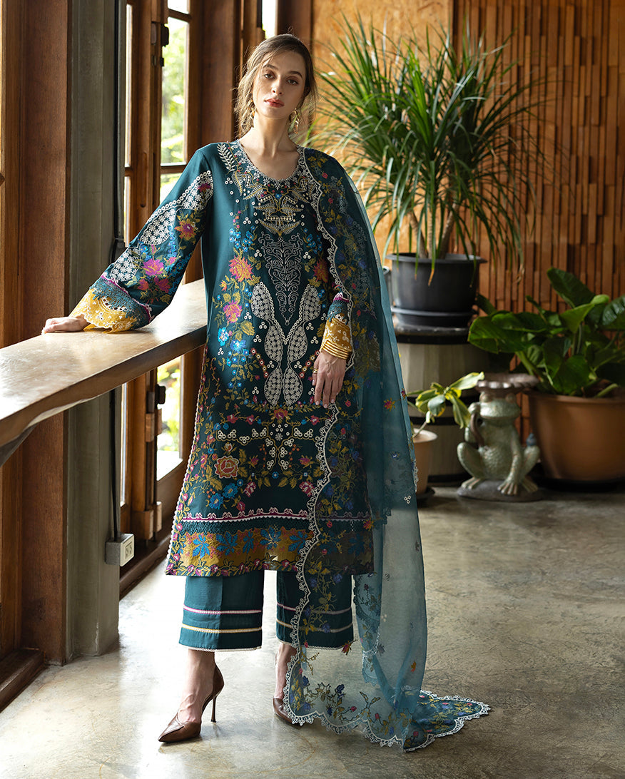 Esmel | Mon Tresor Luxe Lawn 26 | Lumi - by Libasekhas UK - Registered Vendor of : Esmel - 100% Original Designer Dress