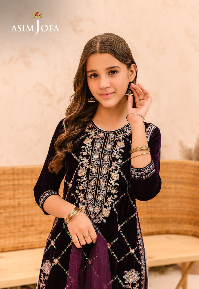 Asim Jofa | Velvet Edit | AJKV-08 - by - Libasekhas UK - Registered Vendor of : Asim Jofa - 100% Original Designer Dresss