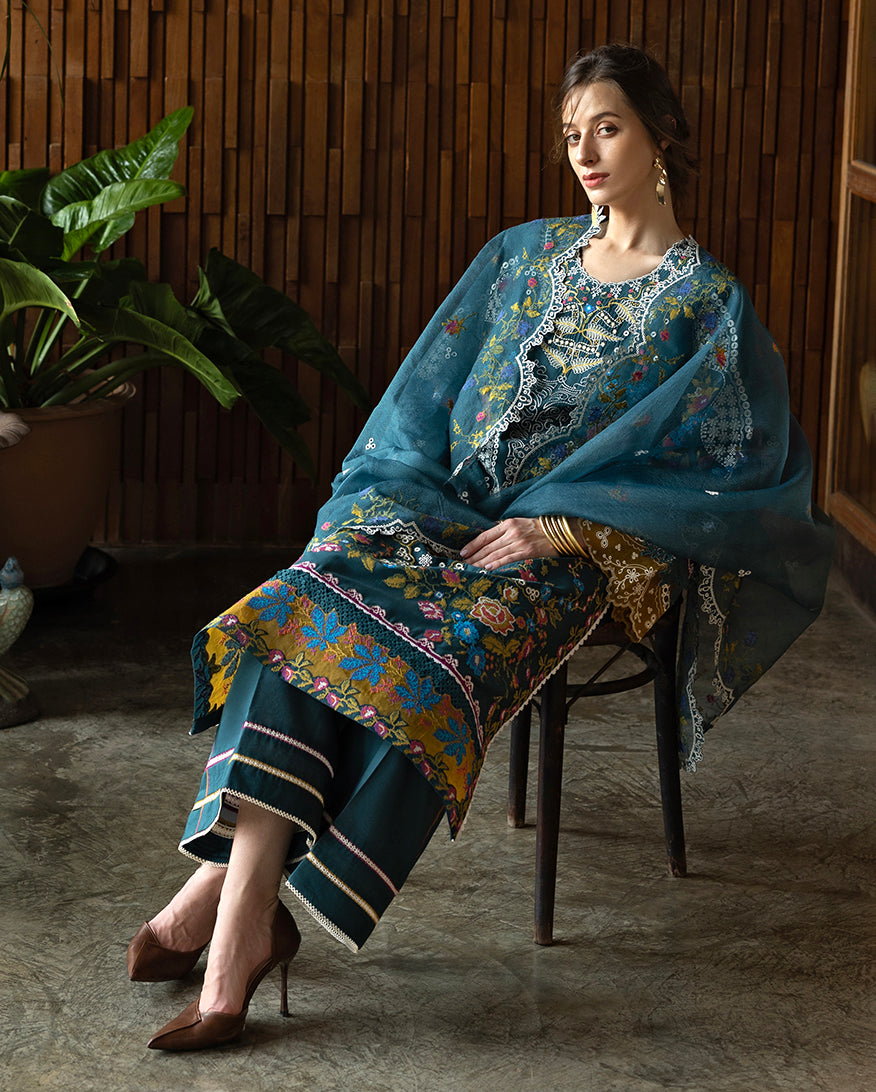 Esmel | Mon Tresor Luxe Lawn 26 | Lumi - by Libasekhas UK - Registered Vendor of : Esmel - 100% Original Designer Dress