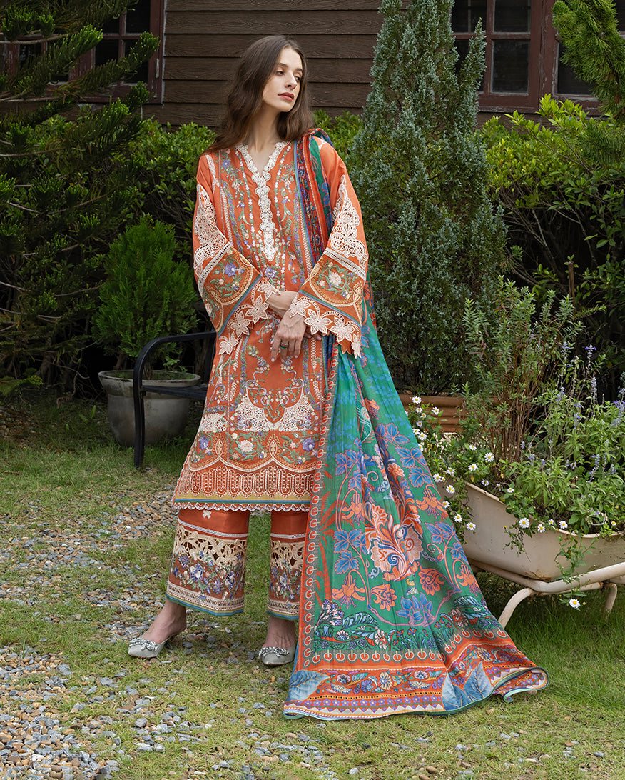 Esmel | Mon Tresor Luxe Lawn 26 | Vita - by Libasekhas UK - Registered Vendor of : Esmel - 100% Original Designer Dress