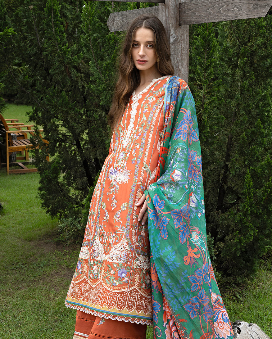 Esmel | Mon Tresor Luxe Lawn 26 | Vita - by Libasekhas UK - Registered Vendor of : Esmel - 100% Original Designer Dress