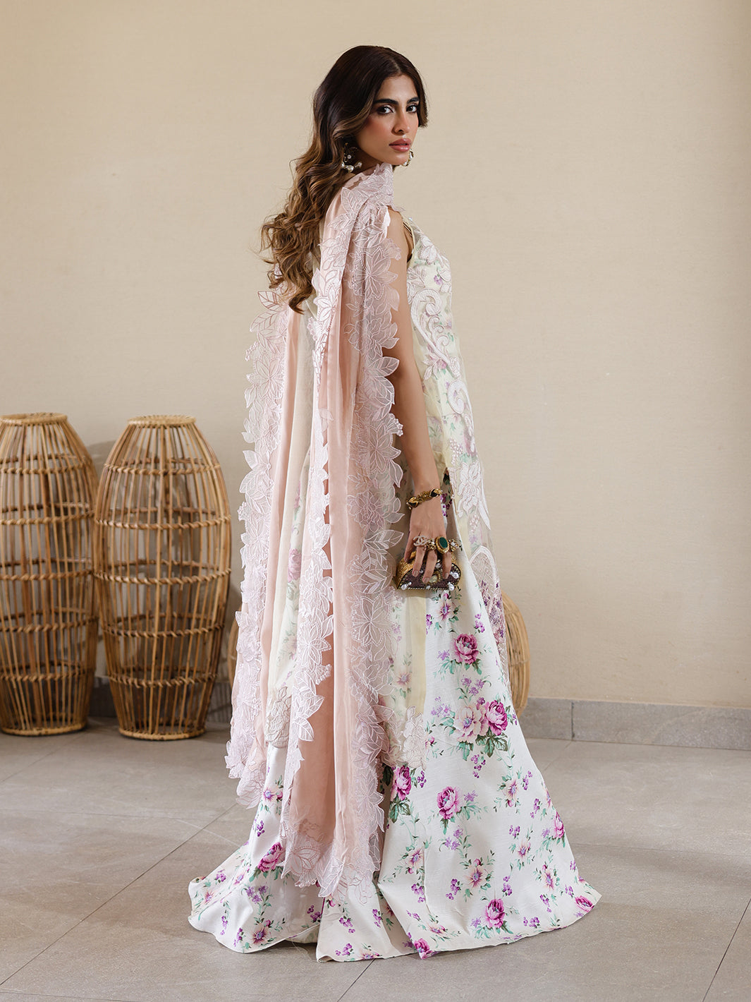 Faiza Faisal | Marine Luxury Lawn 25 | ELISHA - Ladies Clothes -  Libasekhas