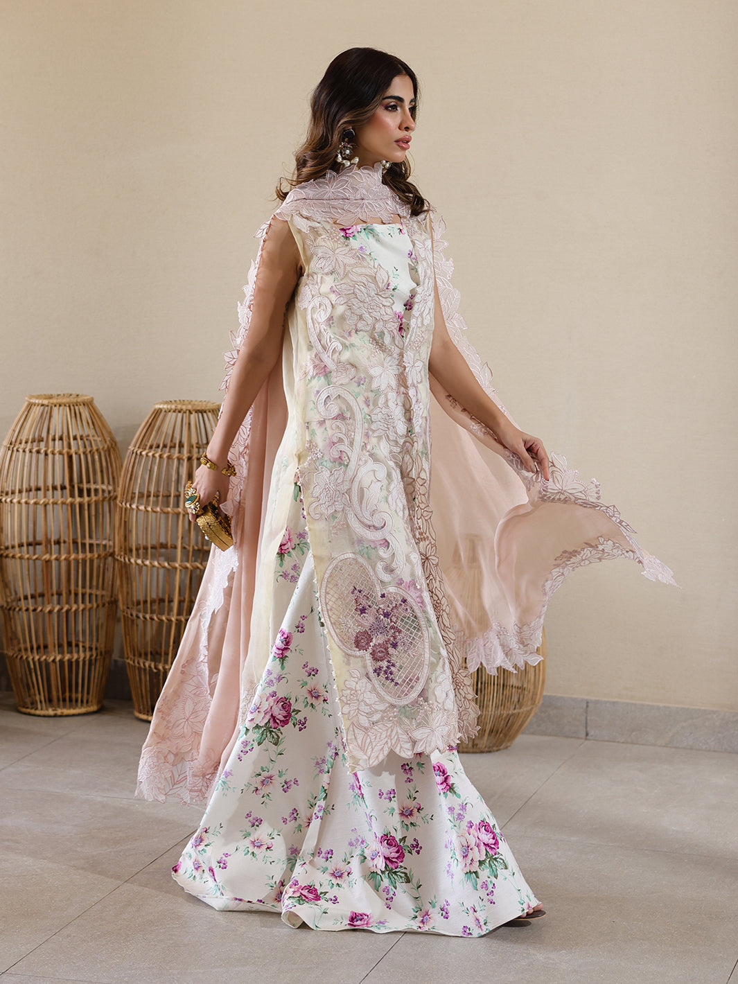 Faiza Faisal | Marine Luxury Lawn 25 | ELISHA - Ladies Clothes -  Libasekhas