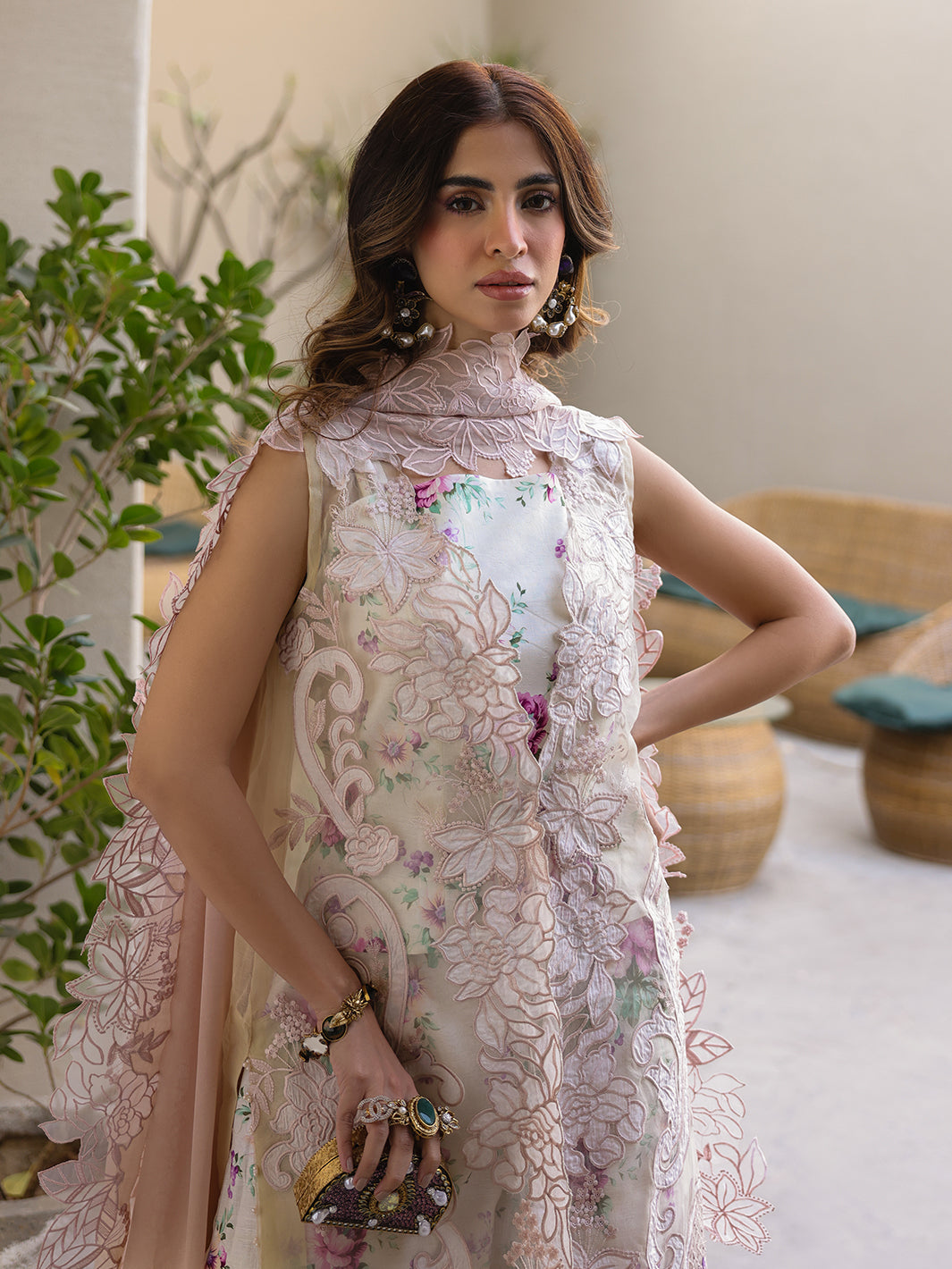 Faiza Faisal | Marine Luxury Lawn 25 | ELISHA - Ladies Clothes -  Libasekhas