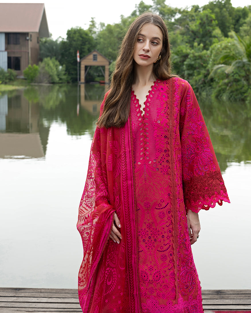 Esmel | Mon Tresor Luxe Lawn 26 | Rina - by Libasekhas UK - Registered Vendor of : Esmel - 100% Original Designer Dress