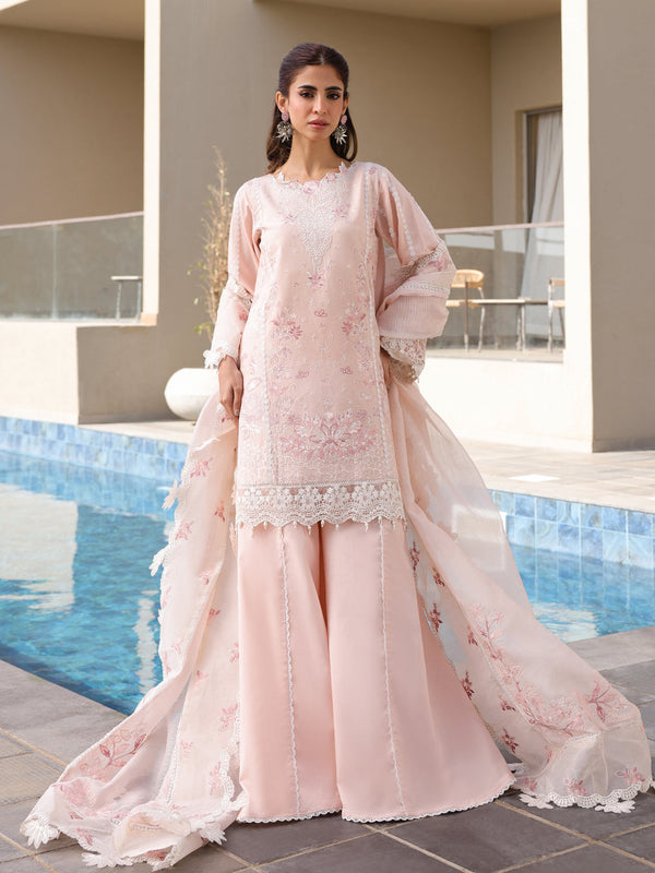 Faiza Faisal | Marine Luxury Lawn 25 | MARIA - by - Libasekhas UK - Registered Vendor of : Faiza Faisal - 100% Original Designer Dresss