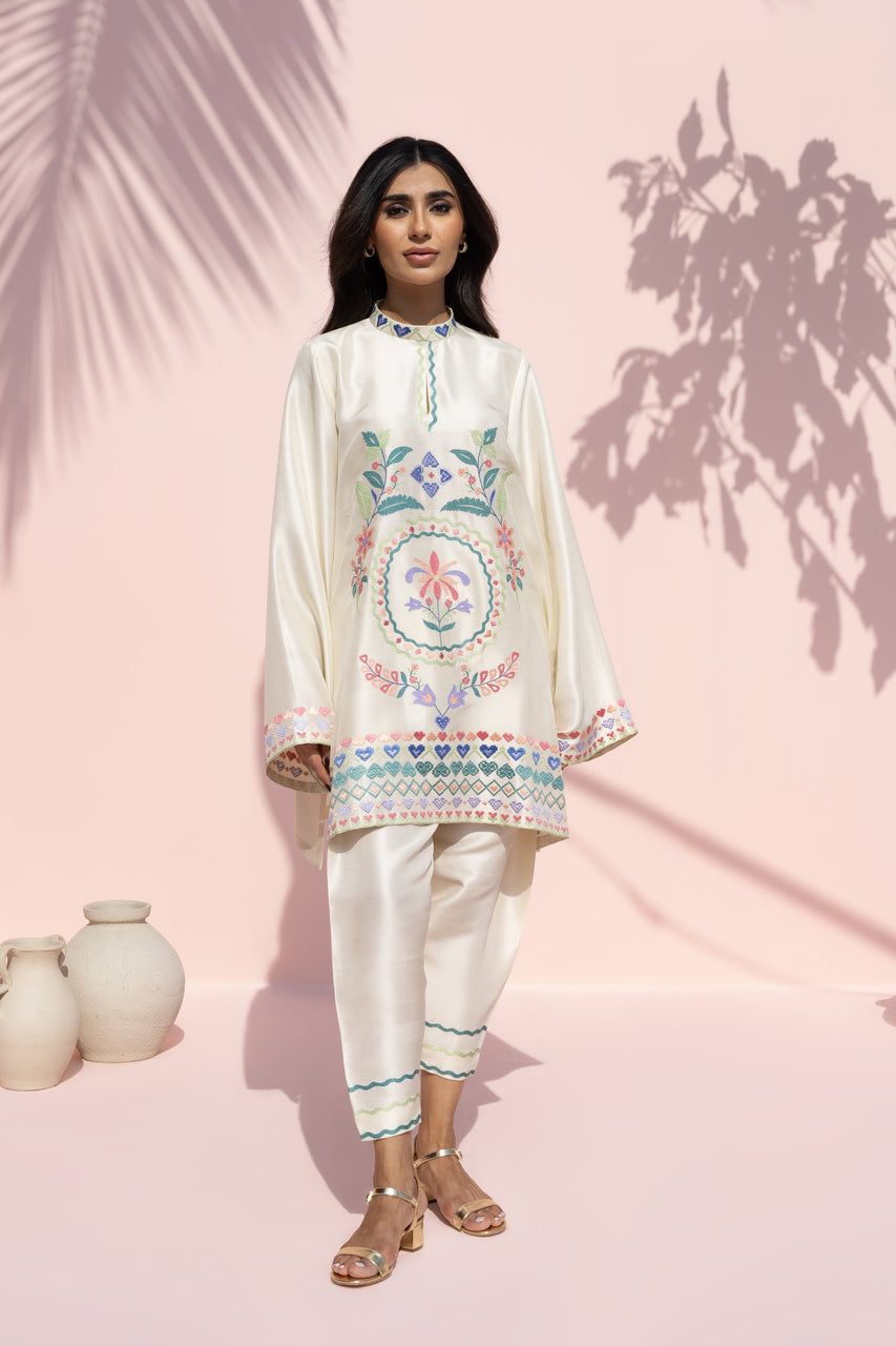Sania Maskatiya | Eid ul Adha Edit | Kami - by Libasekhas - Registered Vendor of : Sania Maskatiya - 100% Original Designer Dress