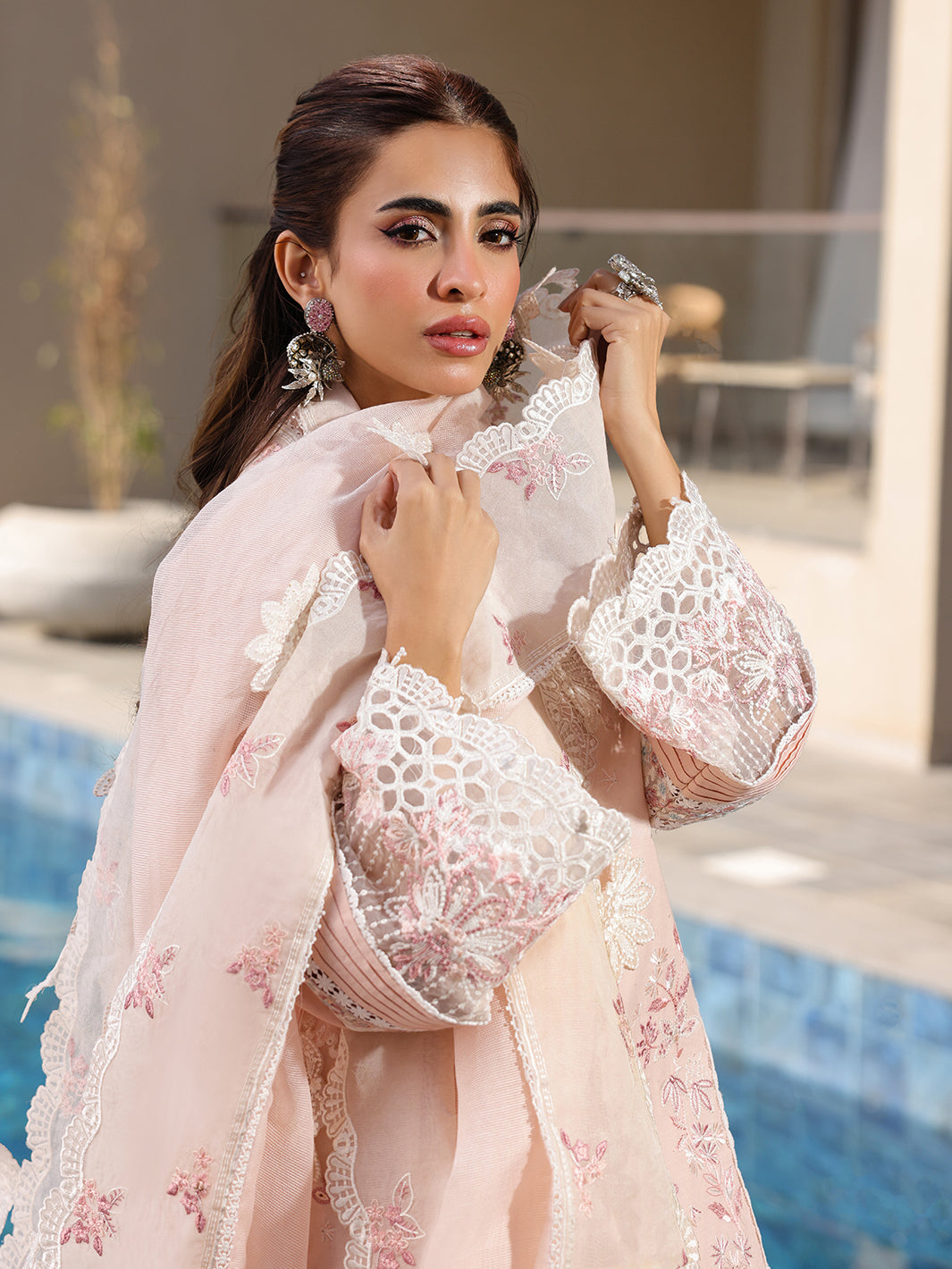 Faiza Faisal | Marine Luxury Lawn 25 | MARIA - by - Libasekhas UK - Registered Vendor of : Faiza Faisal - 100% Original Designer Dresss