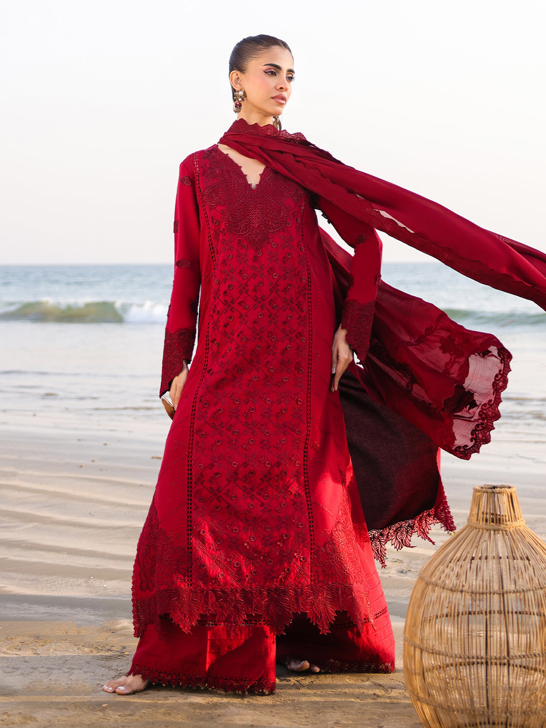 Faiza Faisal | Marine Luxury Lawn 25 | TARA - Ladies Clothes -  Libasekhas