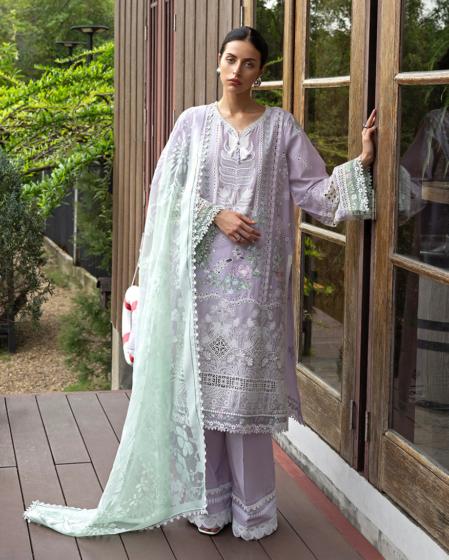 Esmel | Mon Tresor Luxe Lawn 26 | Lila - by Libasekhas UK - Registered Vendor of : Esmel - 100% Original Designer Dress