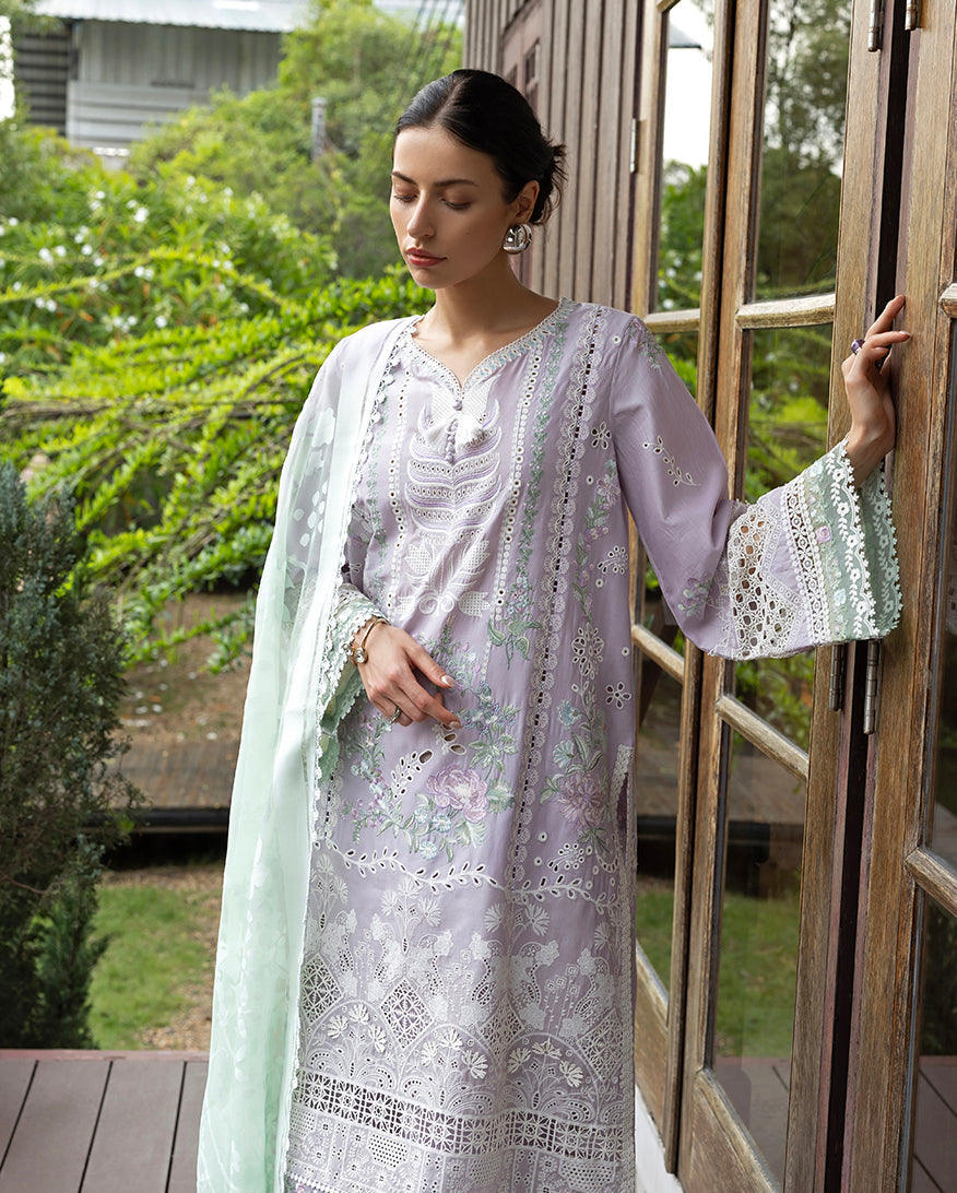 Esmel | Mon Tresor Luxe Lawn 26 | Lila - by Libasekhas UK - Registered Vendor of : Esmel - 100% Original Designer Dress
