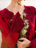 Faiza Faisal | Marine Luxury Lawn 25 | TARA - by - Libasekhas UK - Registered Vendor of : Faiza Faisal - 100% Original Designer Dresss
