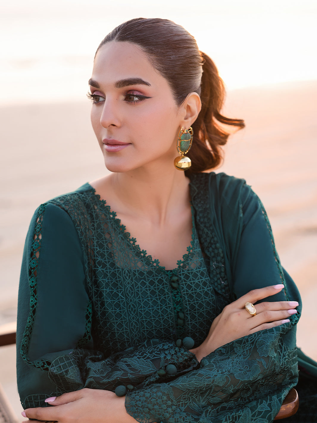 Faiza Faisal | Marine Luxury Lawn 25 | SOPHIA - by - Libasekhas UK - Registered Vendor of : Faiza Faisal - 100% Original Designer Dresss