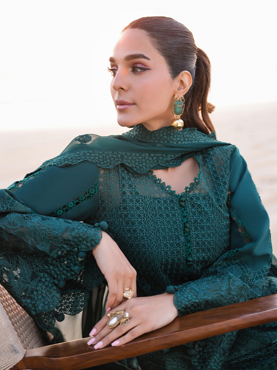 Faiza Faisal | Marine Luxury Lawn 25 | SOPHIA - by - Libasekhas UK - Registered Vendor of : Faiza Faisal - 100% Original Designer Dresss