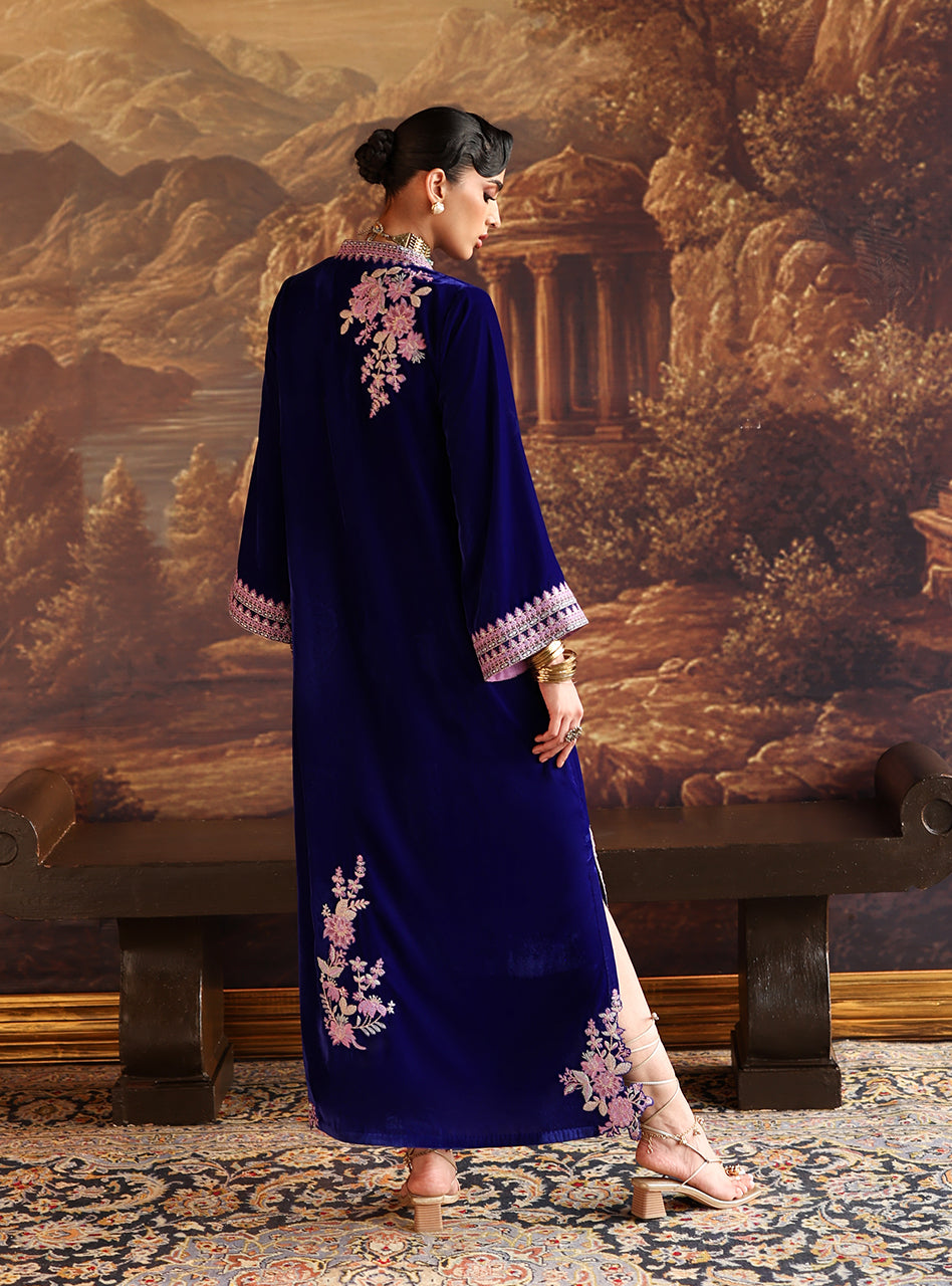 Zainab Chottani | Velura Velvet Edit 25 | Elif Kaftan - by Libasekhas UK - Registered Vendor of : Zainab Chottani - 100% Original Designer Dress