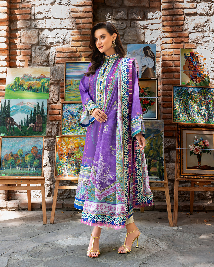 Mushq | Nirvana Printed Silk | Cosmic Spindle - by Libasekhas UK - Registered Vendor of : Mushq - 100% Original Designer Dress