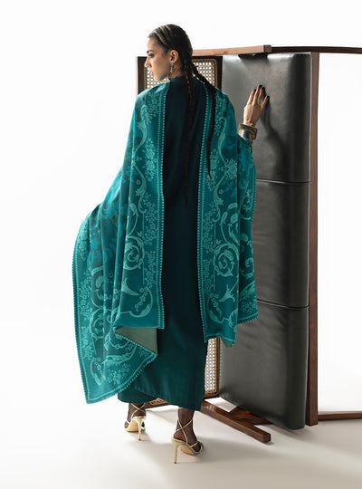 Zainab Chottani | Winter Shawl 25 | Kyana - D6 - by Libasekhas UK - Registered Vendor of : Zainab Chottani - 100% Original Designer Dress