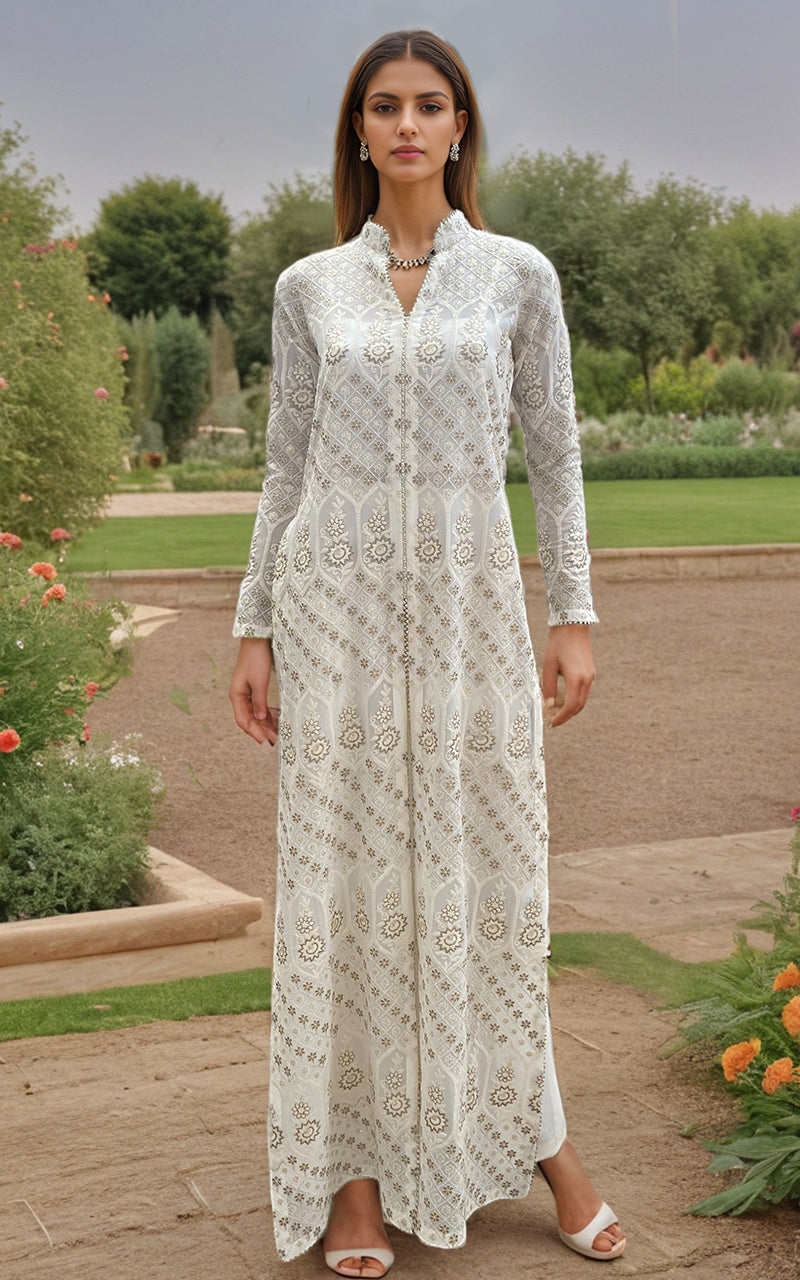Threads and Motifs | Formal Dresses 25 | Embroidered Shirt With Trouser - by Libasekhas UK - Registered Vendor of : Threads and Motifs - 100% Original Designer Dress