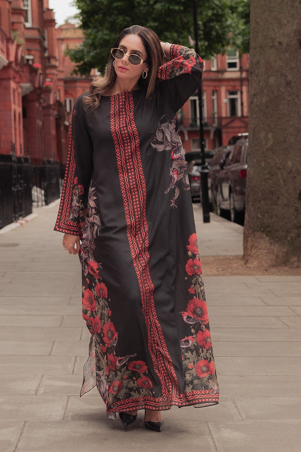 Erum Khan I Kaftan Edit I Moon Shadow - by Libasekhas UK - Registered Vendor of : Erum Khan - 100% Original Designer Dress