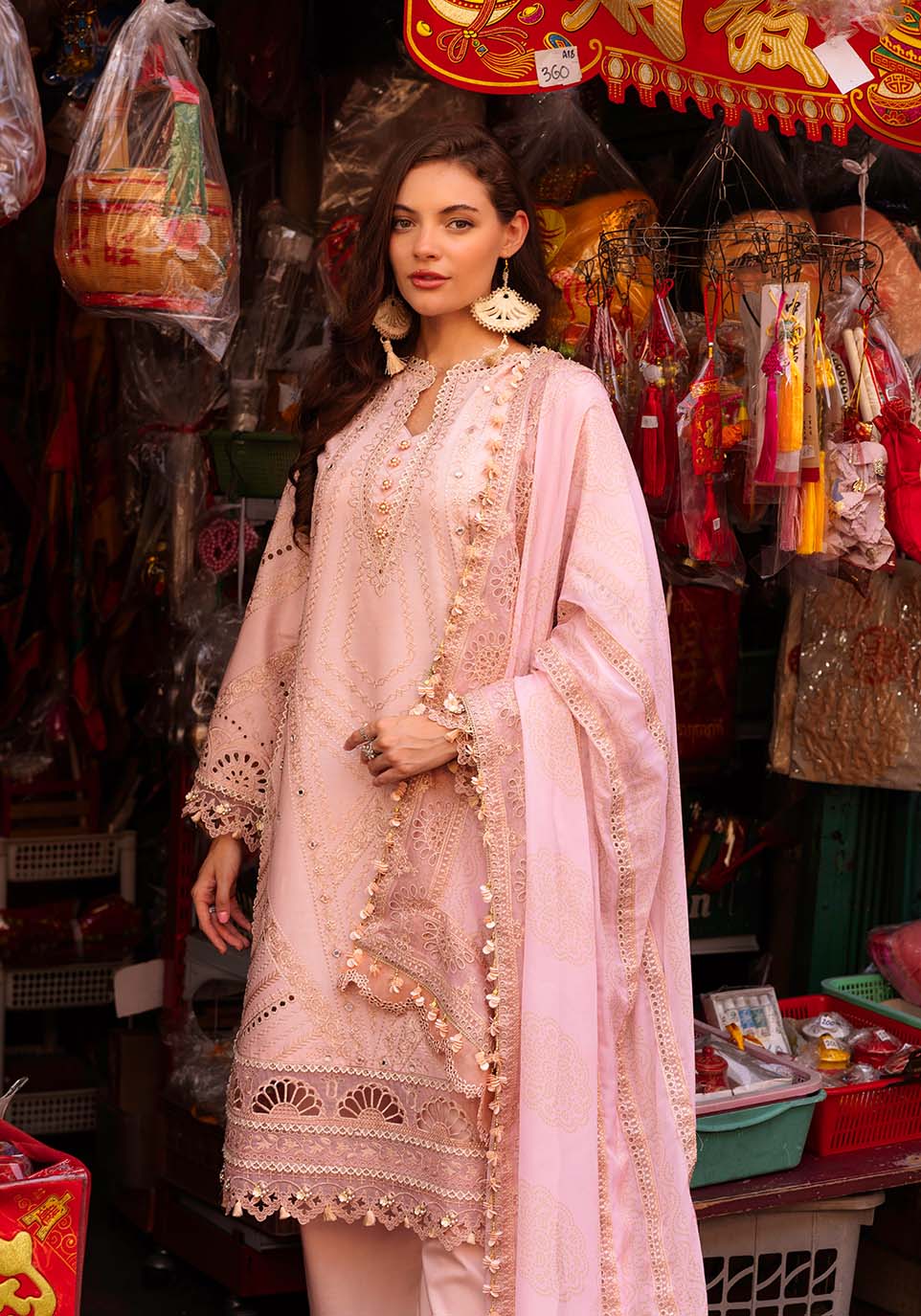 Zarqash | Luxury Lawn 25 | ZQLU 008 ROSEMARY - by - Libasekhas UK - Registered Vendor of : Zarqash - 100% Original Designer Dresss