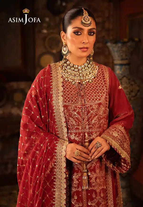 Asim Jofa | Makhmal Wedding Velvet 23 | AJMM-10 - by - Libasekhas UK - Registered Vendor of : Asim Jofa - 100% Original Designer Dresss