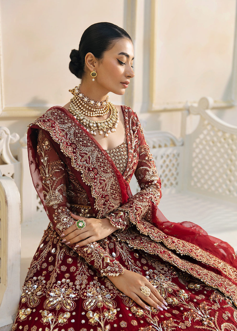 Gulaal | Wedding Formals | Nawazish GL-WS-23V1-39 - by - Libasekhas UK - Registered Vendor of : Gulaal - 100% Original Designer Dresss