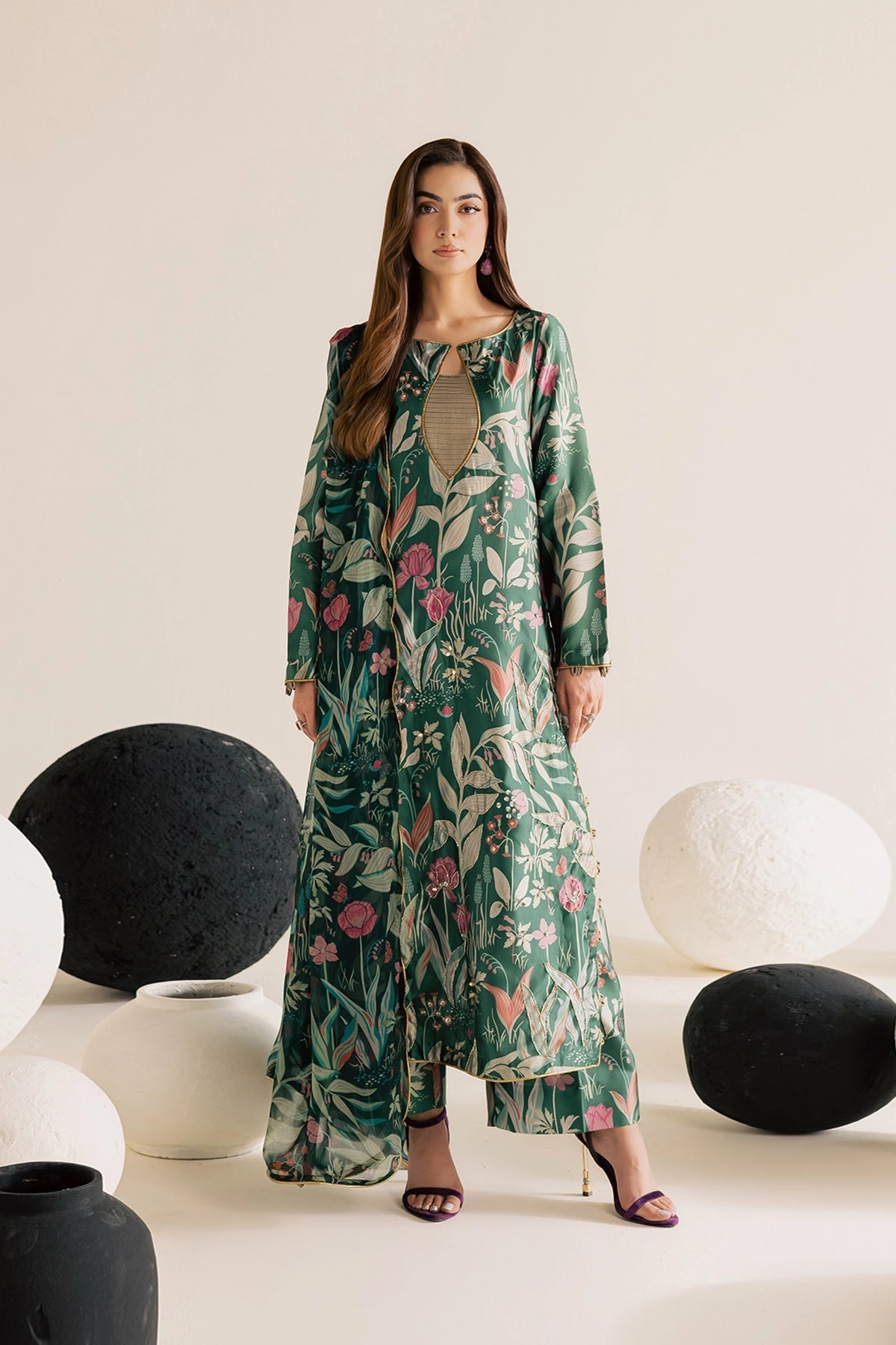 Vanya | Solana Luxe Pret | FF-85 - by Libasekhas UK - Registered Vendor of : Vanya - 100% Original Designer Dress