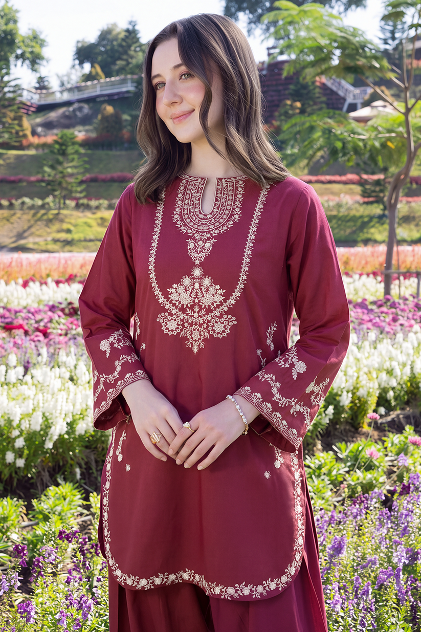Saad Shaikh | Ease Fall Edit 26 | Cherie - by Libasekhas UK - Registered Vendor of : Saad Shaikh - 100% Original Designer Dress