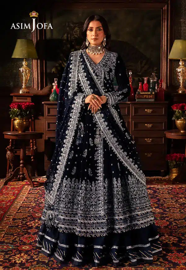 Asim Jofa | Makhmal Wedding Velvet 23 | AJMM-04 - by - Libasekhas UK - Registered Vendor of : Asim Jofa - 100% Original Designer Dresss