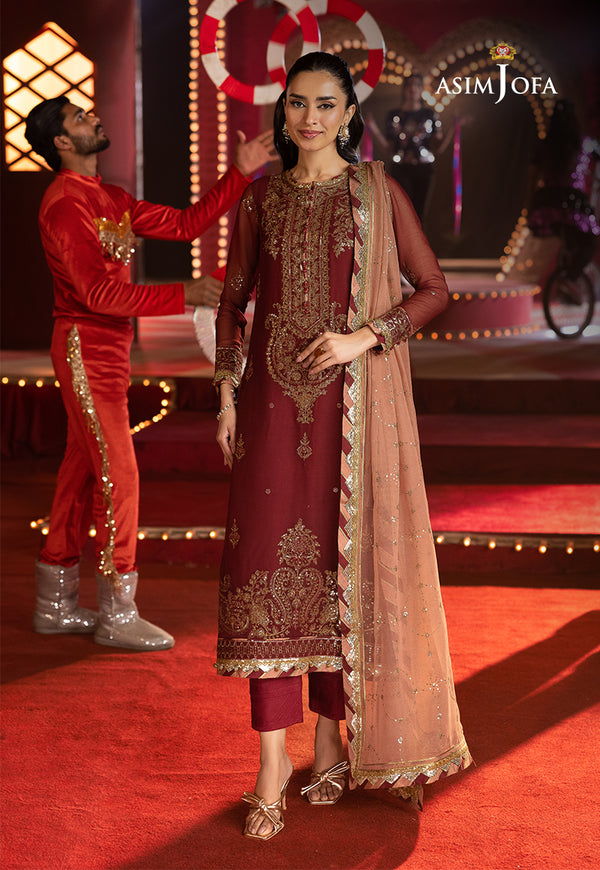 Asim Jofa | Festive Collection 25 | AJLF-05 - by - Libasekhas UK - Registered Vendor of : Asim Jofa - 100% Original Designer Dresss