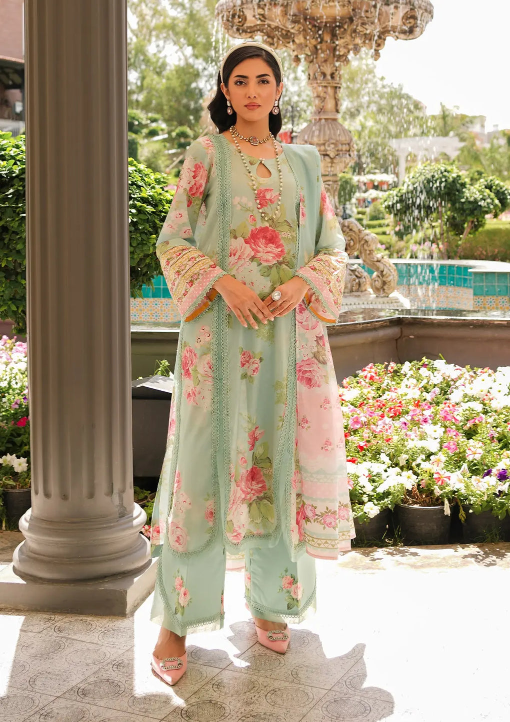 Elaf Premium | Printed Collection 24 | EEP-01A - Frostie - by - Libasekhas UK - Registered Vendor of : Elaf Premium - 100% Original Designer Dresss