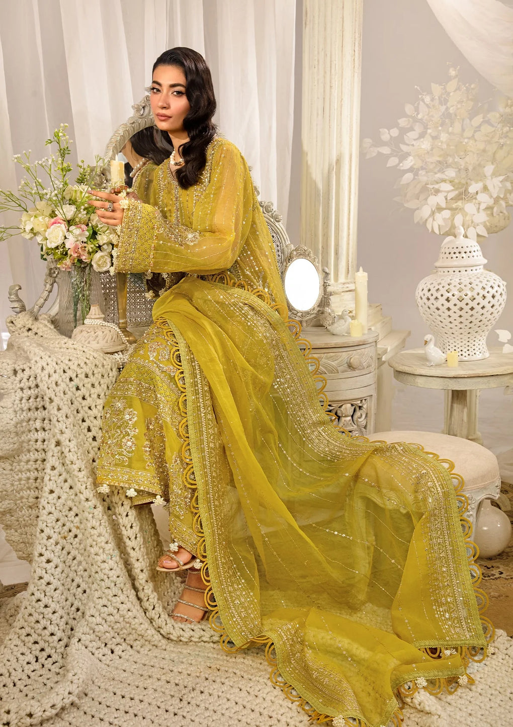 Elaf Premium | Evara Formals 24 | EFE-03 SUNLIT - by - Libasekhas UK - Registered Vendor of : Elaf Premium - 100% Original Designer Dresss