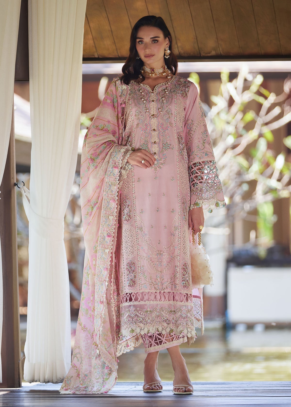 Kanwal Malik | Ariya Luxury Lawn 26 | Vivian - by Libasekhas UK - Registered Vendor of : Kanwal Malik - 100% Original Designer Dress