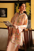 Zaha | Festive Lawn 26 | APRICOT MALLOW BLOOM (ZF26-09) - by Libasekhas UK - Registered Vendor of : Zaha - 100% Original Designer Dress