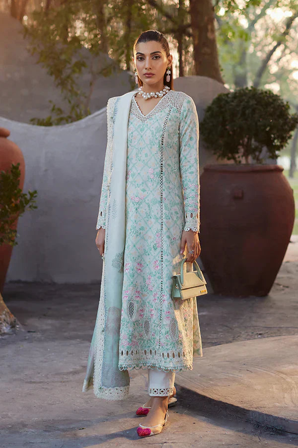 Suffuse | Casual Pret Eid 24 | Azur - by - Libasekhas UK - Registered Vendor of : Suffuse - 100% Original Designer Dresss
