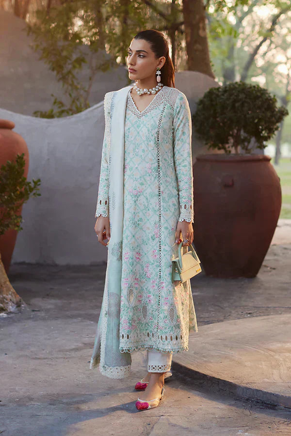 Suffuse | Casual Pret Eid 24 | Azur - by - Libasekhas UK - Registered Vendor of : Suffuse - 100% Original Designer Dresss