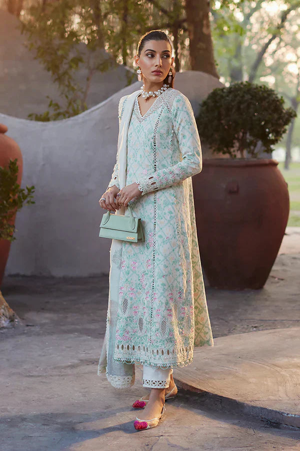 Suffuse | Casual Pret Eid 24 | Azur - by - Libasekhas UK - Registered Vendor of : Suffuse - 100% Original Designer Dresss