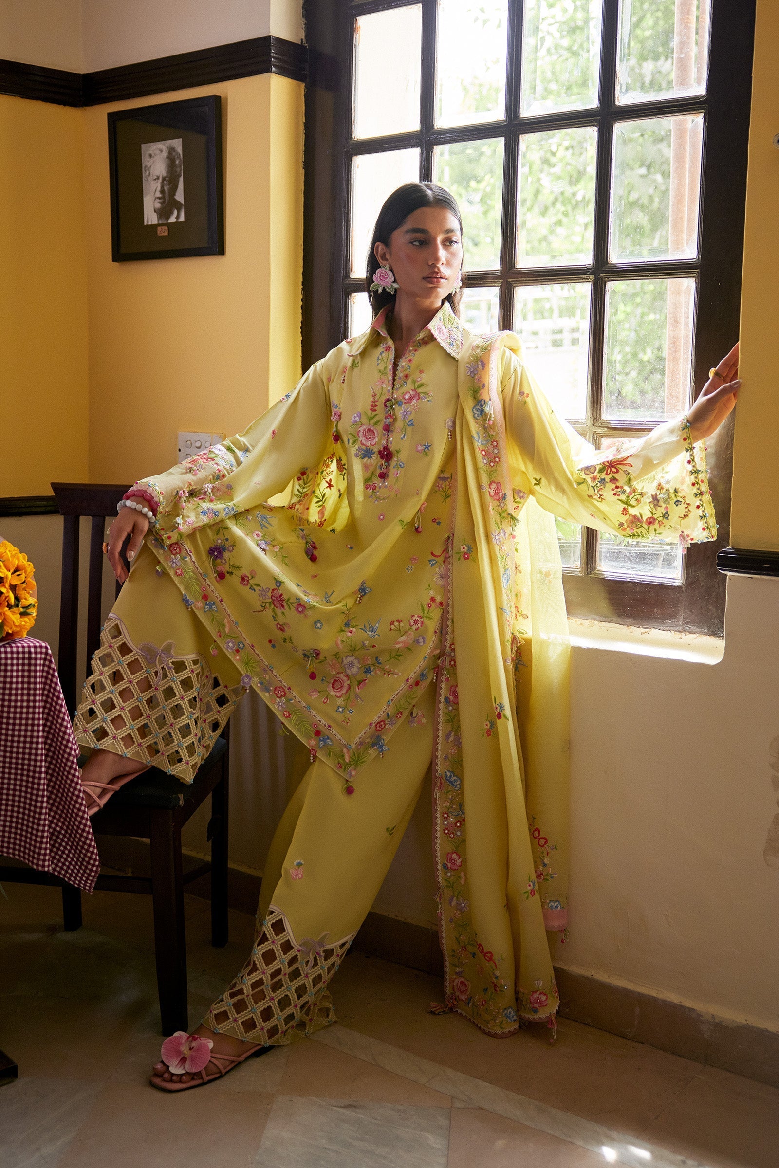 Zaha | Festive Lawn 26 | QUEEN OF THE ANDES (ZF26-08) - by Libasekhas UK - Registered Vendor of : Zaha - 100% Original Designer Dress