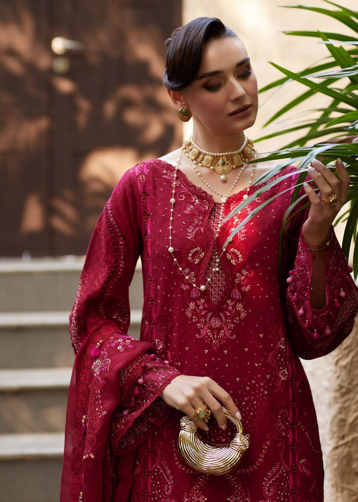 Kanwal Malik | Ariya Luxury Lawn 26 | Safa - by Libasekhas UK - Registered Vendor of : Kanwal Malik - 100% Original Designer Dress